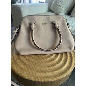 Kate Spade Jackson Street Lottie Satchel Pebbled Leather Porcelain light pink